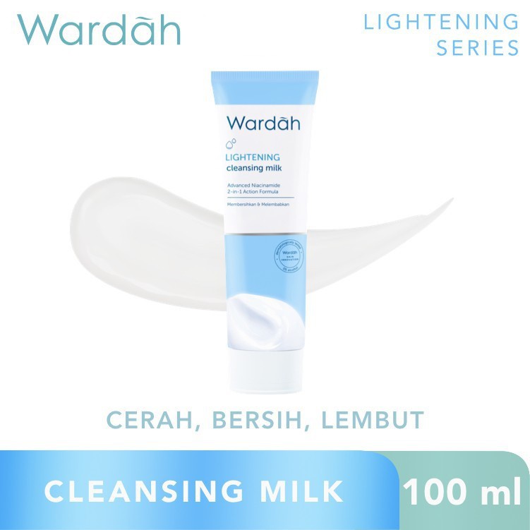 WARDAH Lightening Cleansing Milk 100ml - Susu Pembersih Wajah