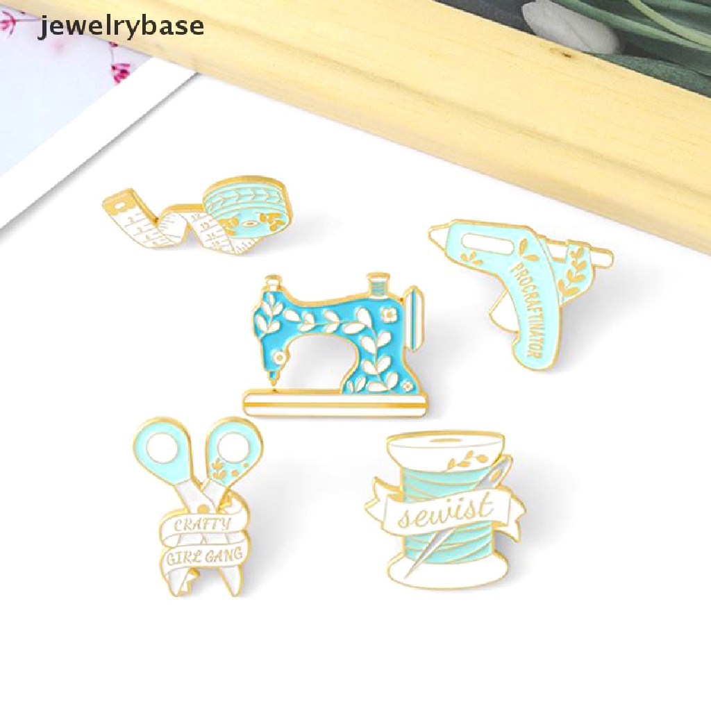 1 Pc Bros Pin Desain Kartun Mesin Jahit Untuk Hadiah
