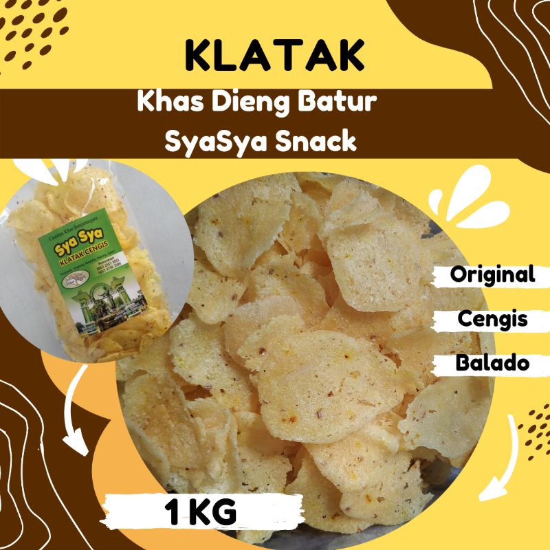 

KLATAK / KLOTAK SyaSya 1kg Khas Dieng Batur