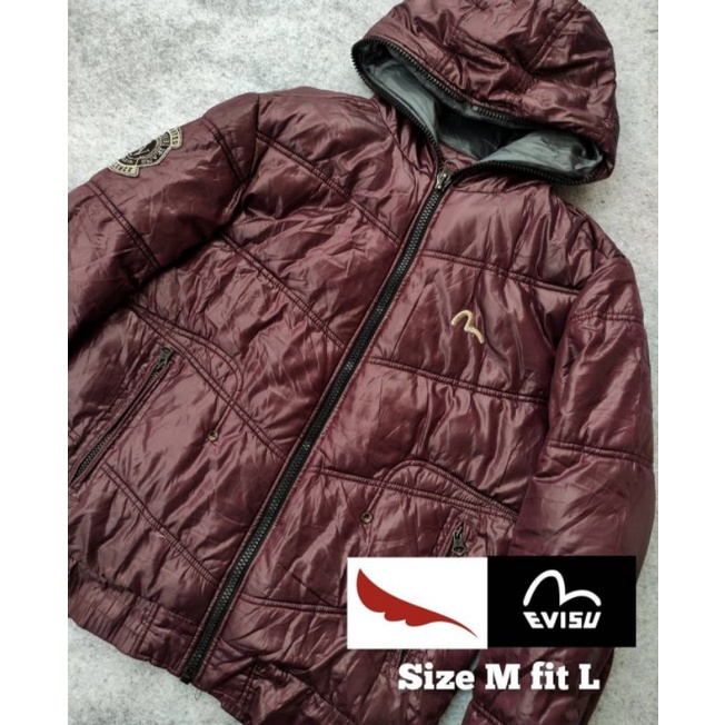 Jaket Bulu Angsa Evisu Original Brown Jaket Outdoor