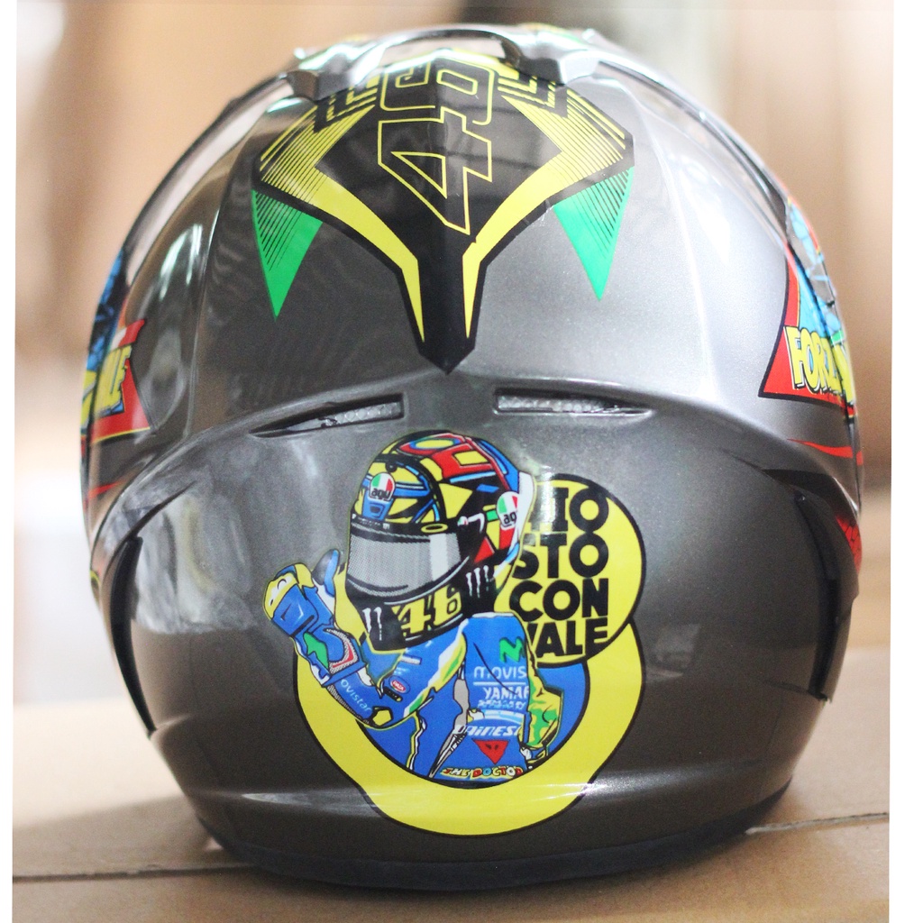 Helm Half Face MLA JP5 Motif Kaca Single Visor Clear Untuk Pria Dan Wanita Dewasa COD