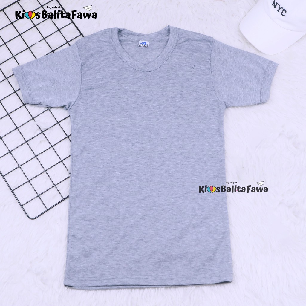 Kaos Pria Lengan Pendek fit to L / Oblong Shirt Polos Cowok Baju Atasan KATUN Stretch Adem Murah