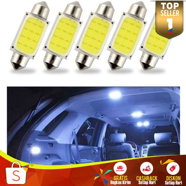 Lampu Interior Mobil LED LI 01 Dome Light Cahaya Terang Tdk Mudah Panas Lebih Awet Mudah Dipasang