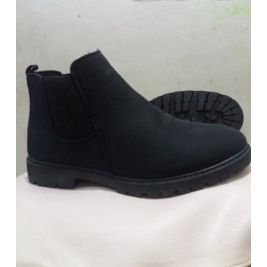 SEPATU CHELSEA/BOOTS PRIA HITAM