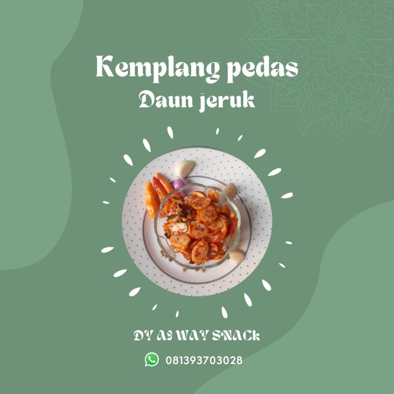 

kemplang jablay kerupuk kemplang Extra pedas Daun Jeruk Netto 100 gram