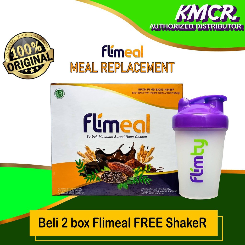 

FLIMEAL BY FLIMTY PROMO SUSU SEREAL PENGGANTI MAKANAN DIET PELANGSING RASA COKLAT - KMCR NEXTLEVEL