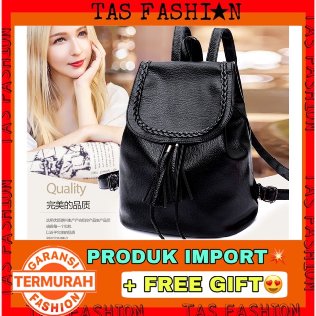 TAS FASHION OFFICIAL - (reject) TAS RANSEL WANITA  WOMAN BACKPACK TAS WANITA IMPORT