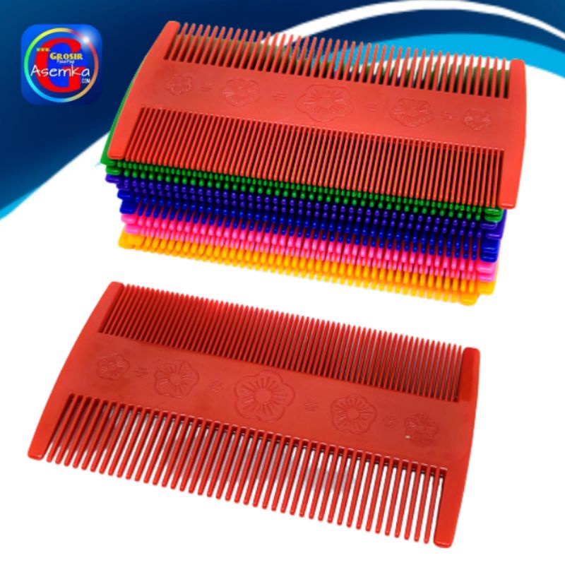 GPA Sisir Serit Saku Bahan plastik warna basmi kutu dan ketombe grosir (36pcs)