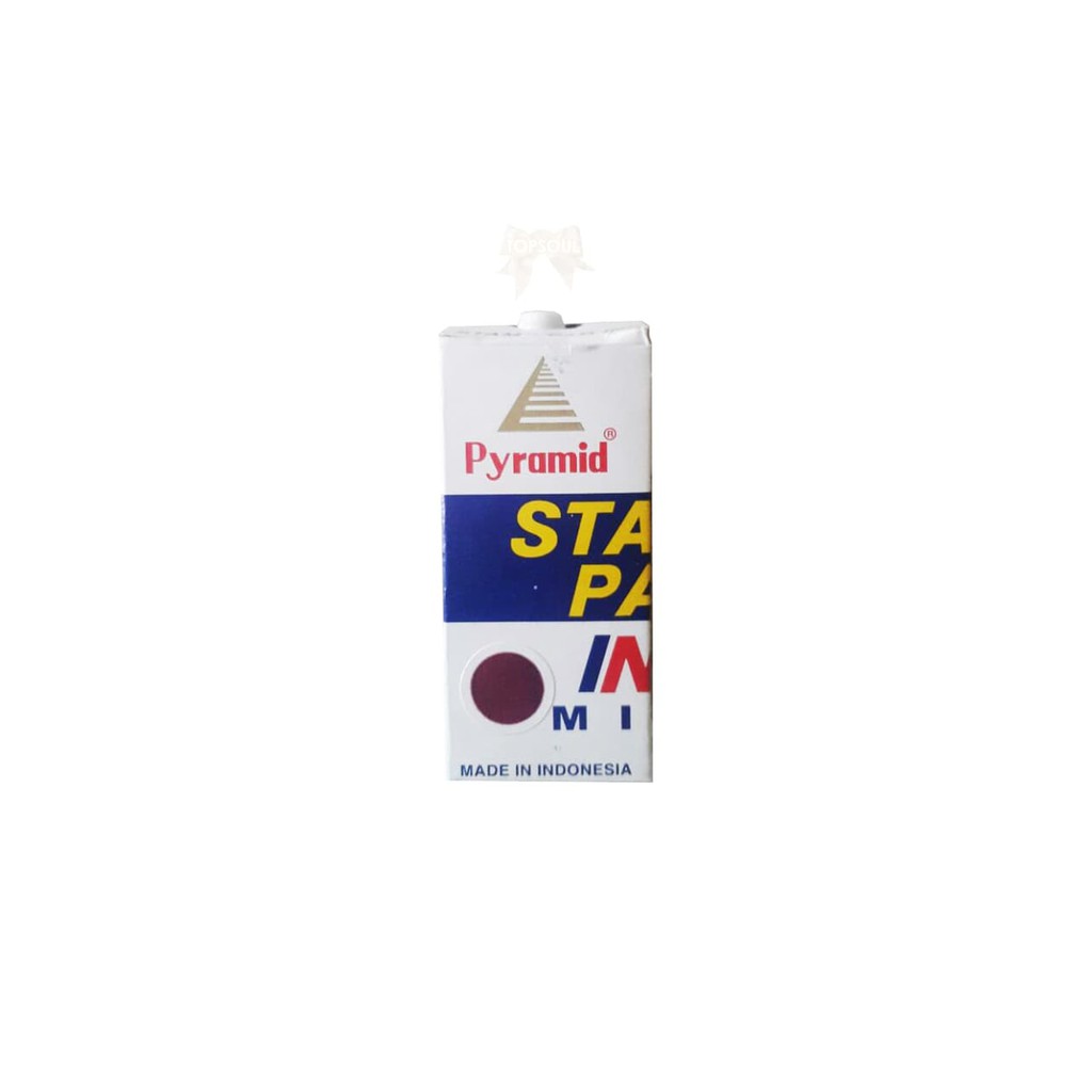 

[UNGU] Tinta Stampel 30 cc PYRAMID / stamp pad ink mini / refill cap