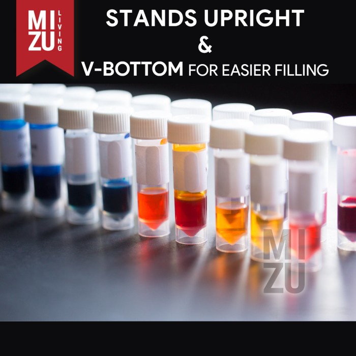 

Cuci Gudang Mizu Inku-Chubu 5Pcs Ink Vial Sampler Tube Tabung Tinta Fountain Pen Terlaris