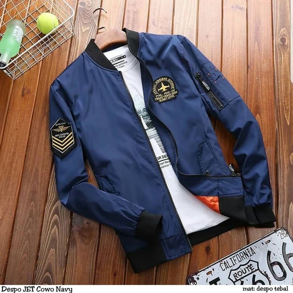 MVP - Jaket Bomber Pria - Jet Bomber Jaket