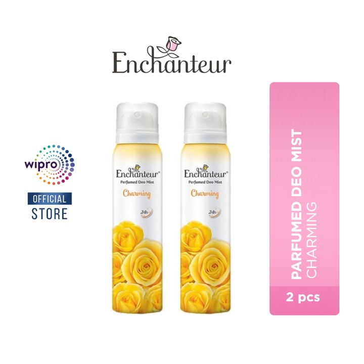 Enchanteur Parfumed Deo Mist Charming 150 ml x 2 Pcs