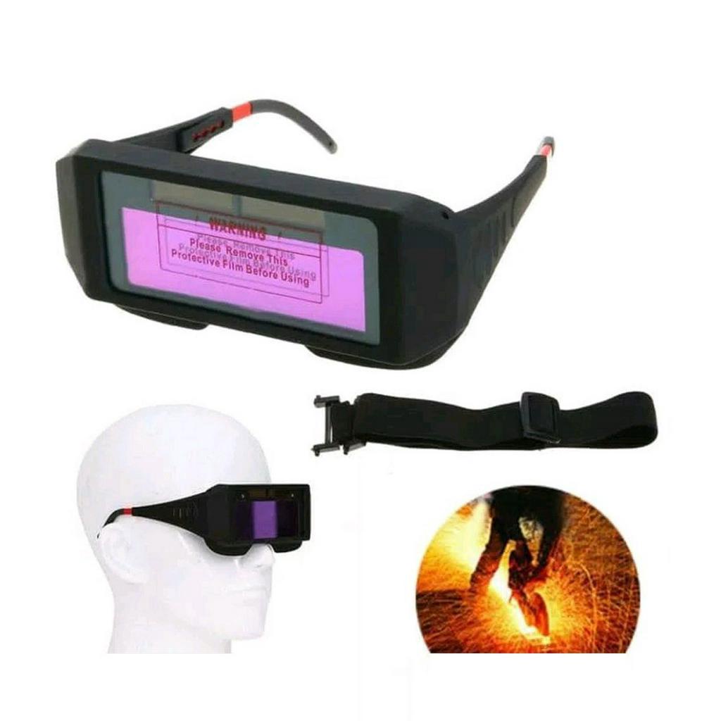 Kacamata Las Otomatis Google Auto Darknening Welding Glasses