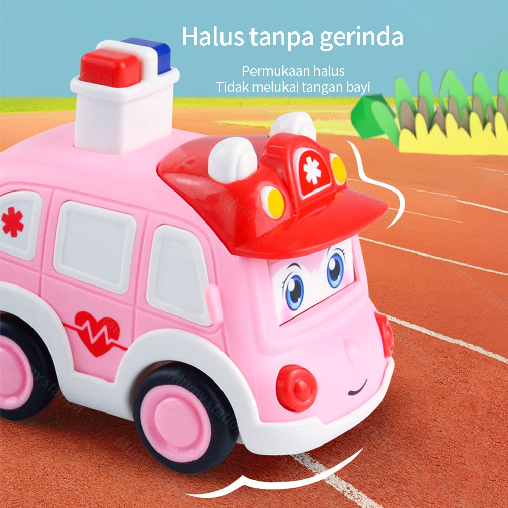 Mumystation Mobil mainan untuk anak plastik mainan mobil mobilan tidak baterai