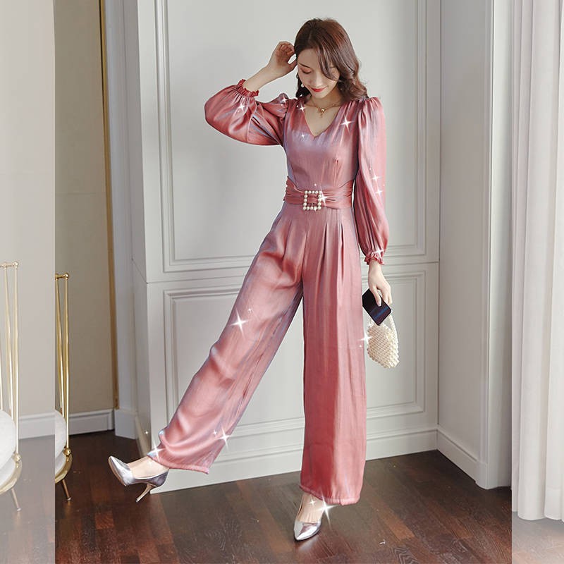 jumpsuit warna pink