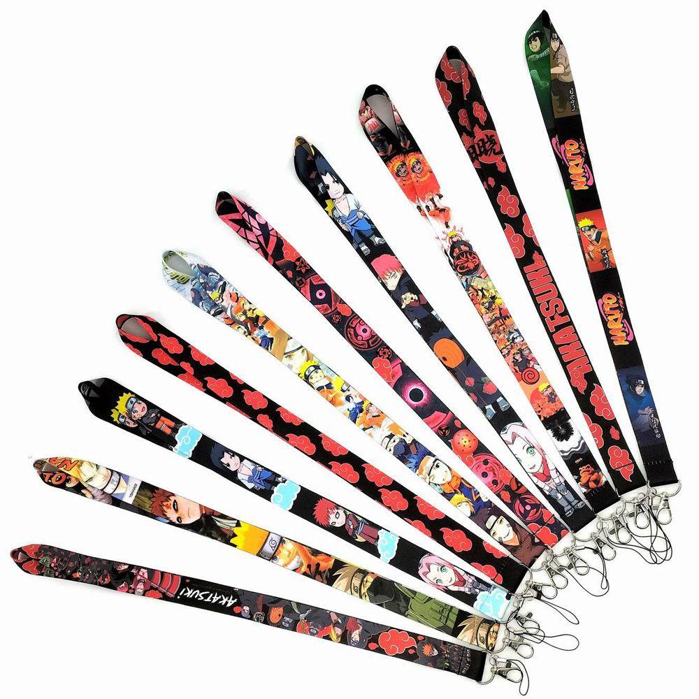 Quinton Tali Lanyard Handphone Motif Kartun Anime Naruto