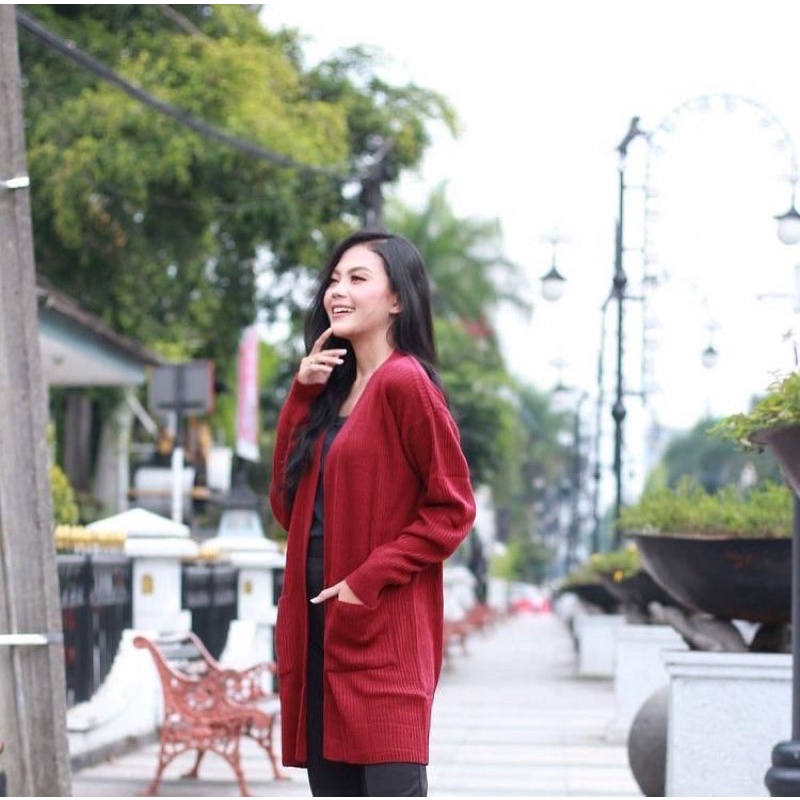 Belle Cardigan Rajut/ LONG CARDY/BELLE OVERSIZE