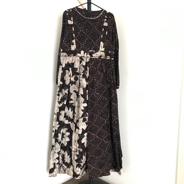 Dress Batik Tulis Overall Rok Preloved Baju Wanita Second Bekas