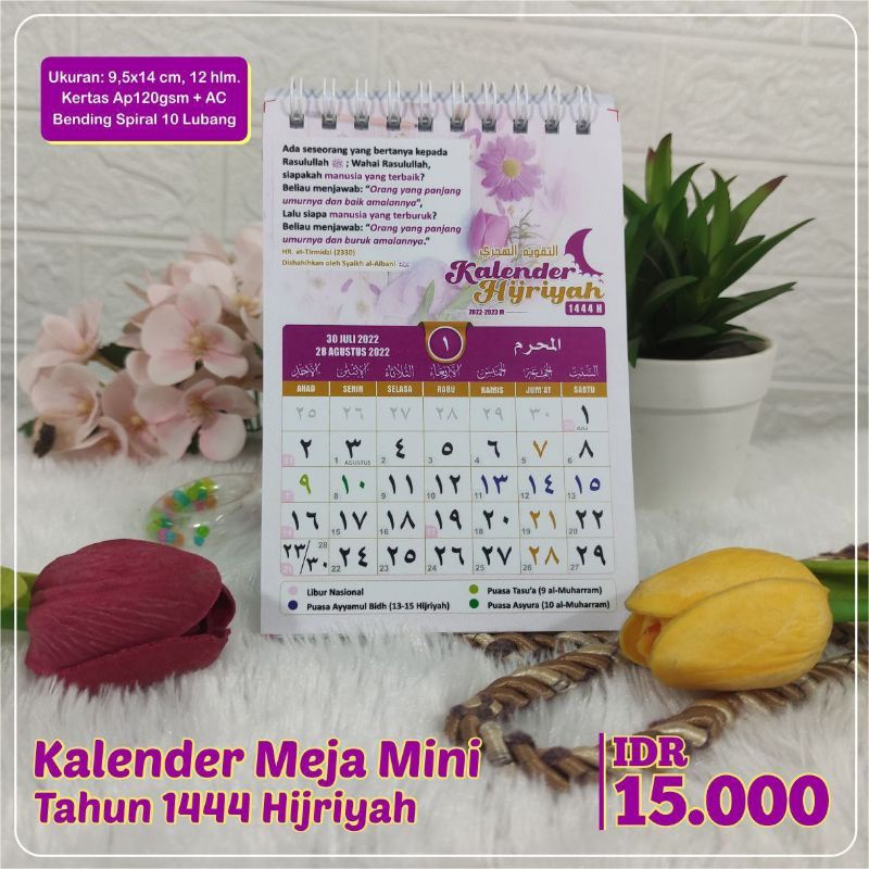 

Kalender Hijriyah Kalender Meja / Duduk MINI