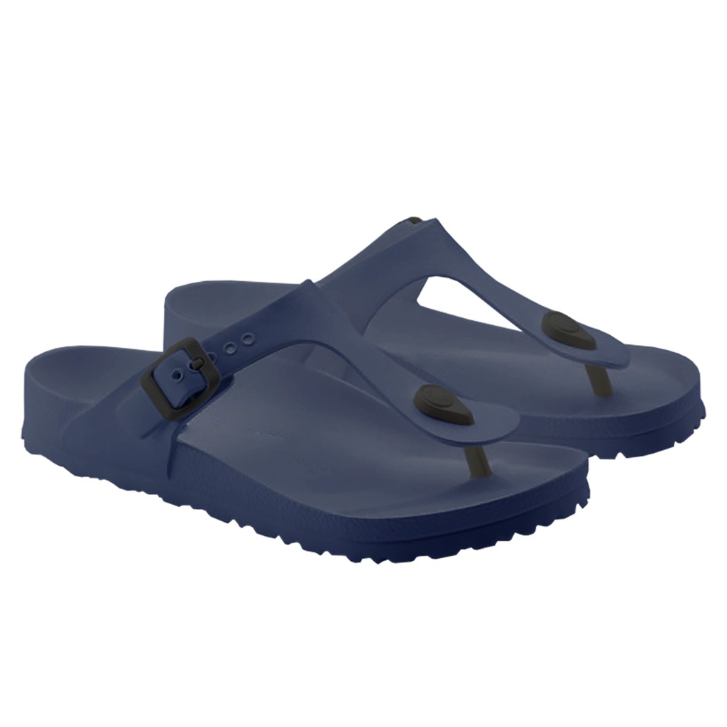 Sandal Jepit Pria / Wanita Import Model BIRKENSTOCK Gizeh Eva Sandal Pria Premium High Grade Quality-Blue