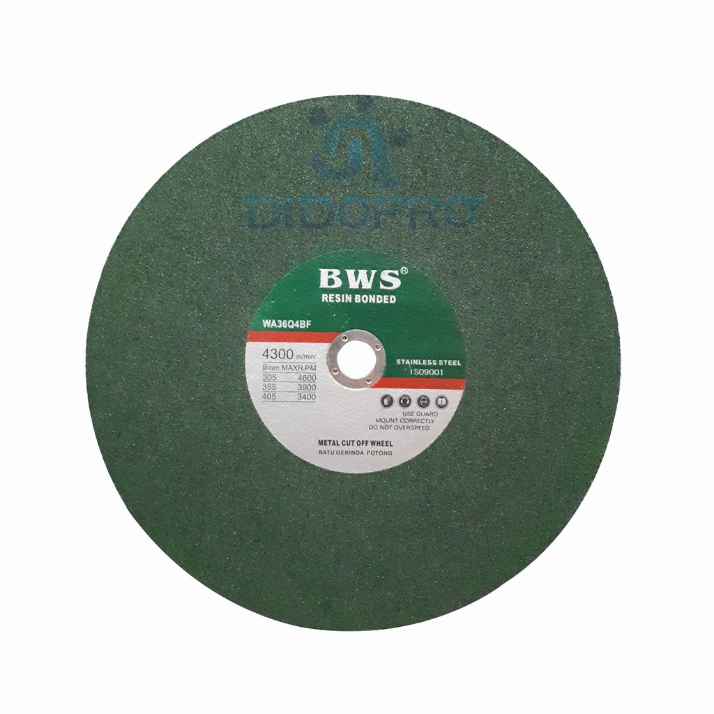 BATU MATA GRENDA POTONG CUTTING WHEEL DISC 14&quot; x 3mm BWS