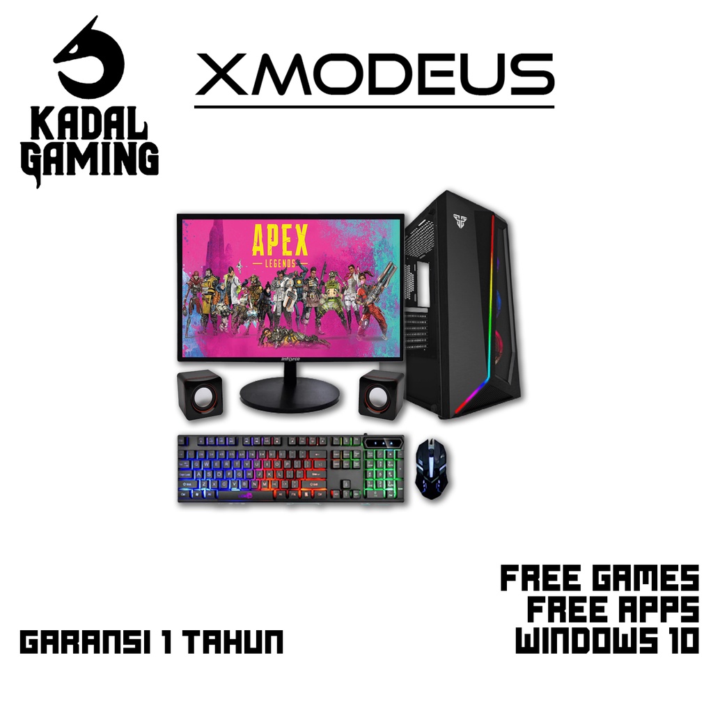 XMODEUS PRO - Paket Fullset Komputer PC Gaming Intel Core i5 3470 VGA Nvidia GTX 750TI 4GB 8GB RAM Gaming Desain Client Server bukan 750ti