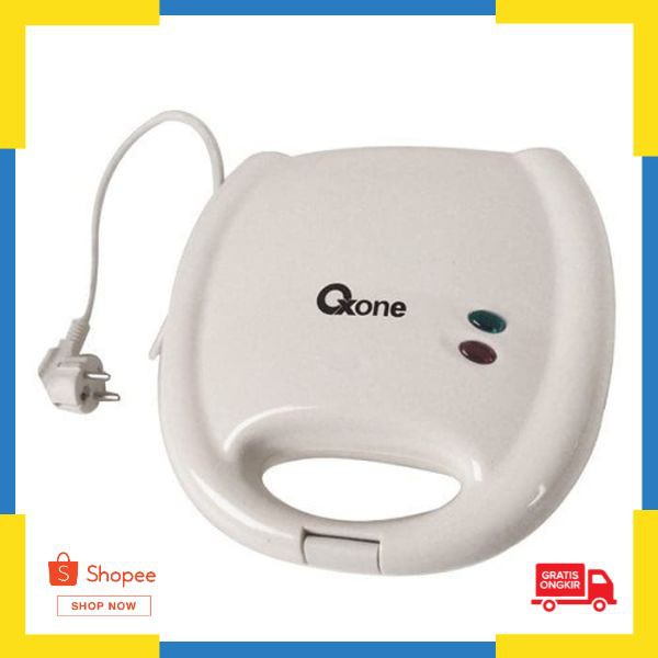 Grosir OXONE Pemanggang Roti Listrik / Sandwich Toaster OX-835 - Putih Keren