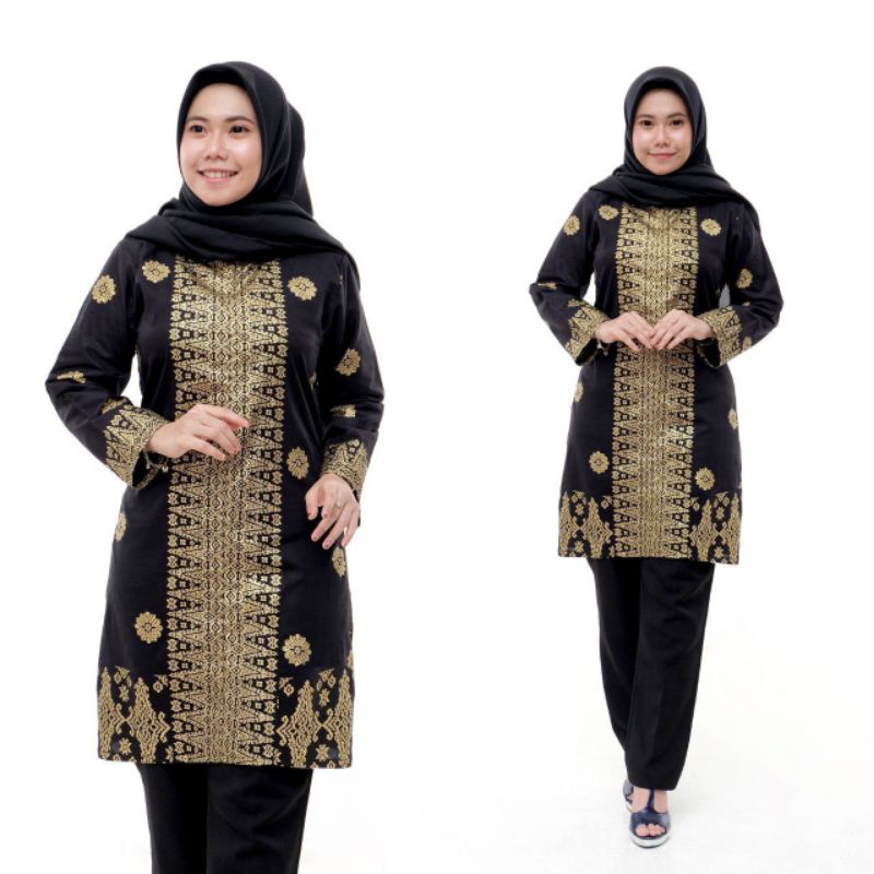 BATIK DJ | TUNIK BATIK MOTIF SERAGAM BATIK DIANPUTRI BAJU BATIK WANITA 24/08