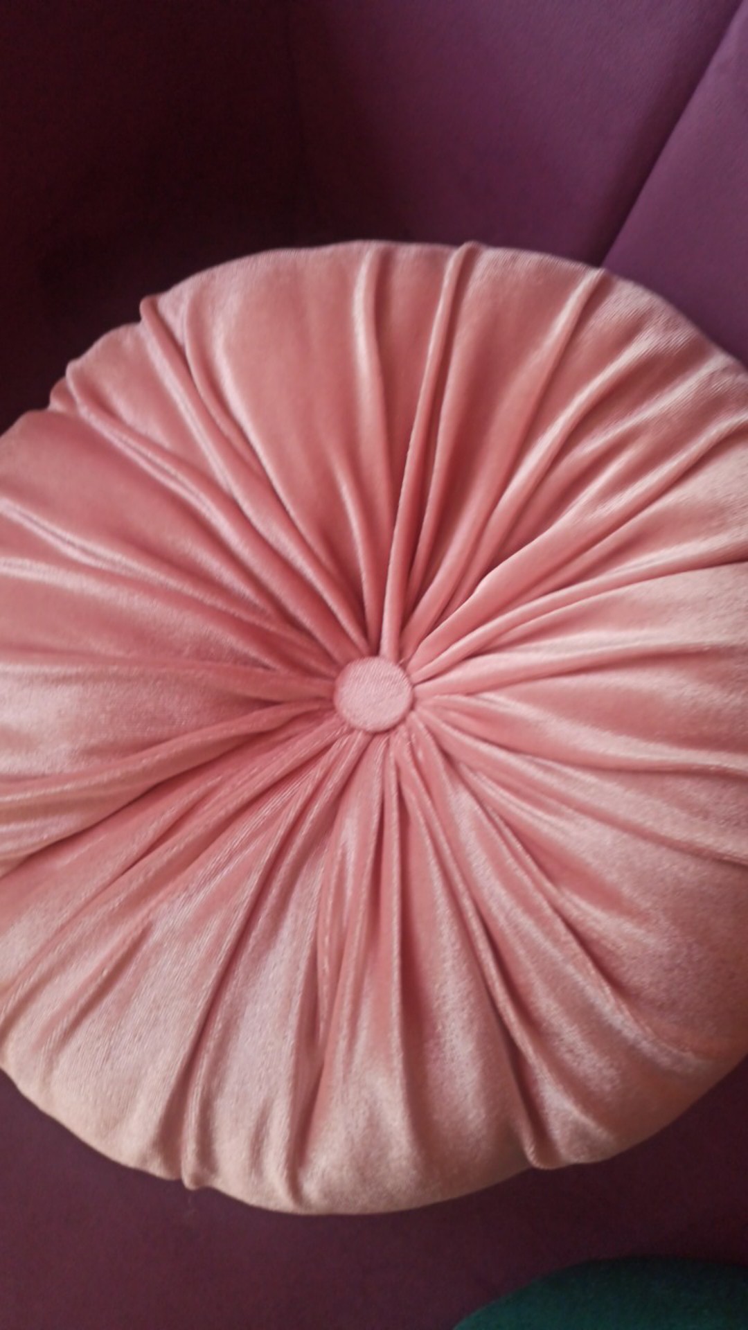 Ready Stok Bantal Sofa Bulat Labu Glossy Pillow Round