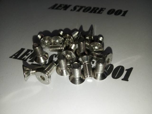 Verseng L M4 X 10 (1cm) stainless 304