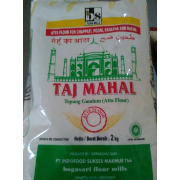 

[[COD]] Tepung Gandum (Atta Flour) 2 kg - Taj Mahal OBRAL Kode 1154