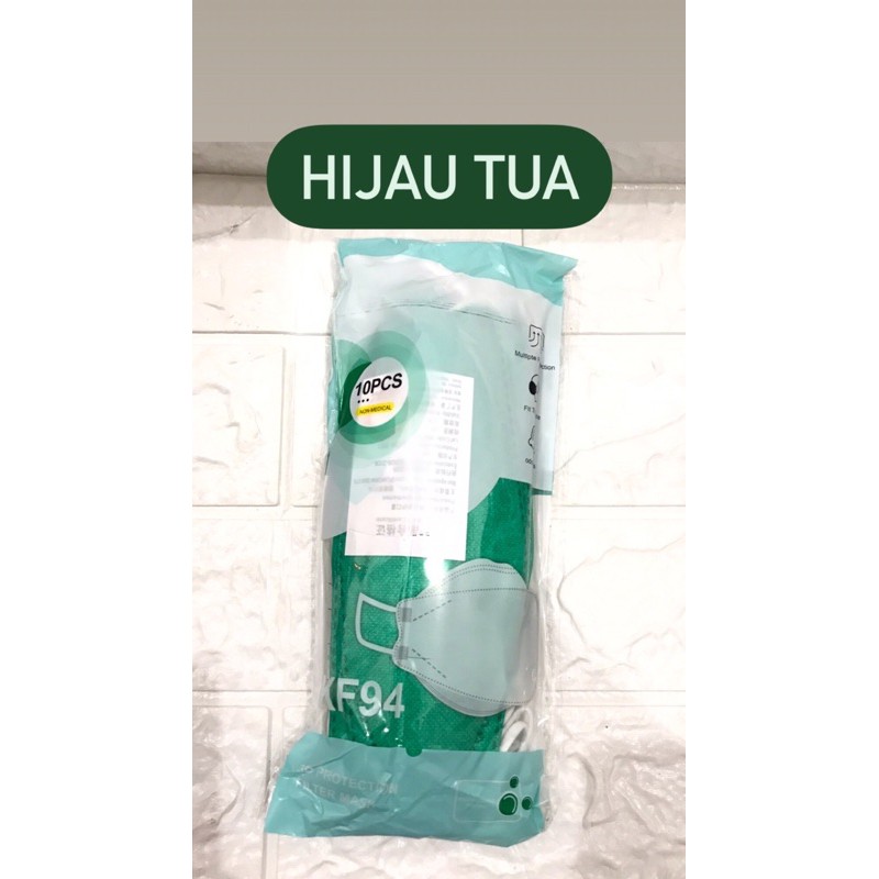 Masker KF94 Non Medis HIJAU TUA