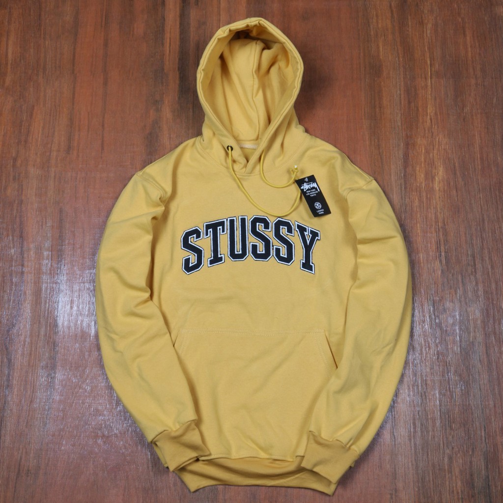 yellow stussy jumper