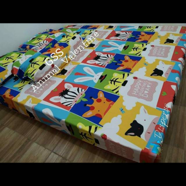 SPREI TERMURAH MOTIF ANIMAL VALENTINE