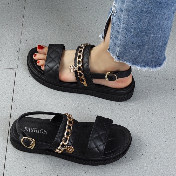 BSS - Sepatu Import Sandal Wanita Slide Outdoor Musim Panas