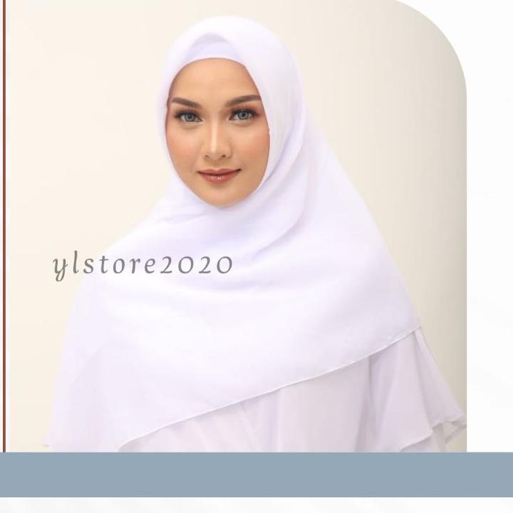 Terbaru.. Hijab Segi Empat Warna Pink Salem Scarf Polos Elzatta
