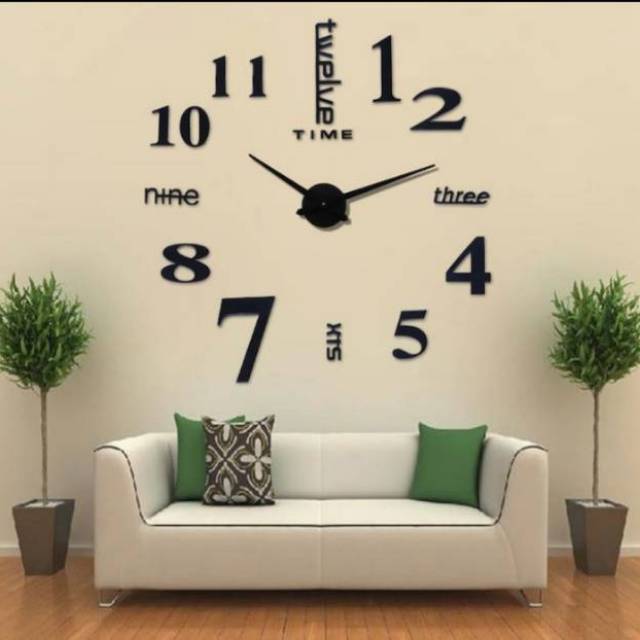 JAM DINDING JUMBO-DIY GIANT WALL CLOCK
