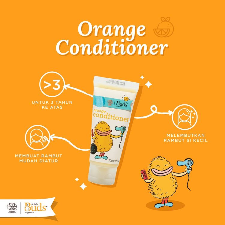 Buds Organics - Orange Conditioner 100ml