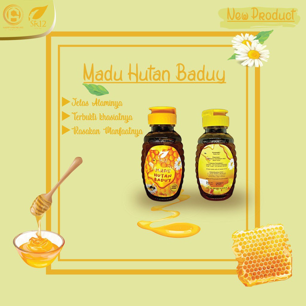 

NEW PRODUCT! MADU HUTAN BADUY SR12/ MADU HUTAN MURNI