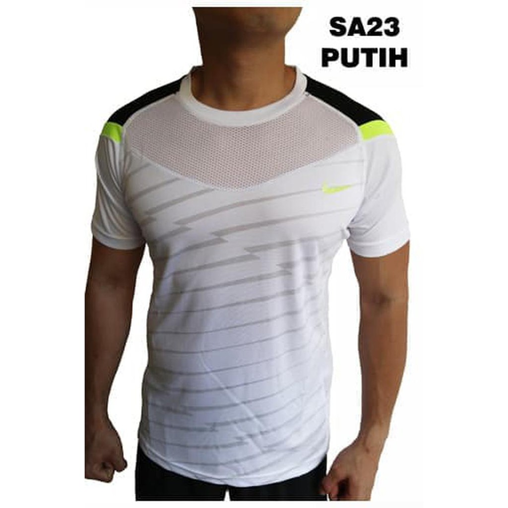 KAOS OLAHRAGA PRIA NIKE SA23 POLYESTER IMPORT - BAJU GYM COWOK - KAOS FITNESS PRIA SIZE L