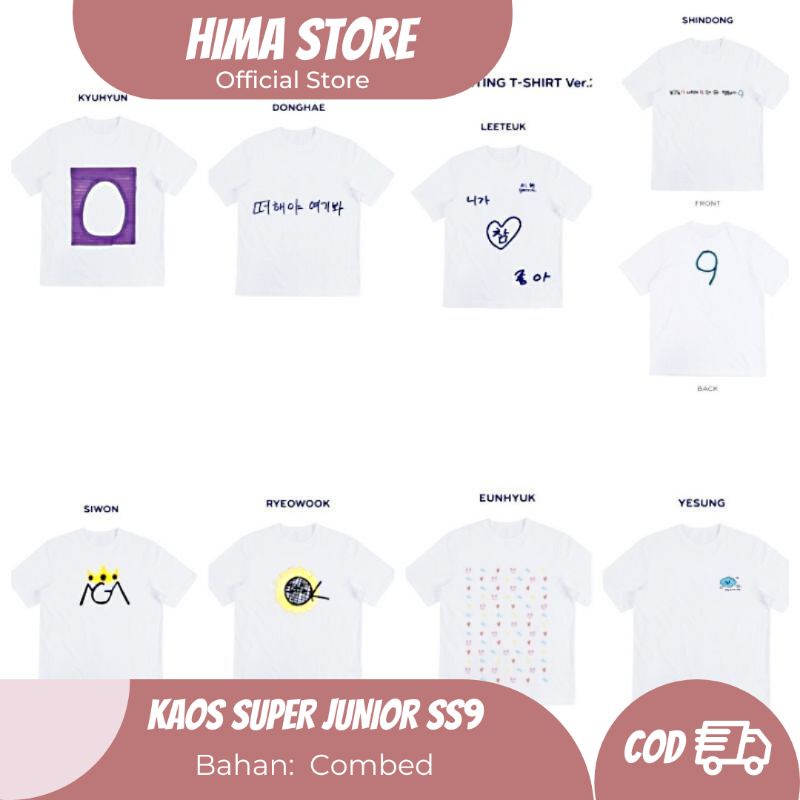 [BISA COD] Kaos Super Junior SS9 Super Junior Super Show 9 Kaos Custom Ukuran S-XXXXL