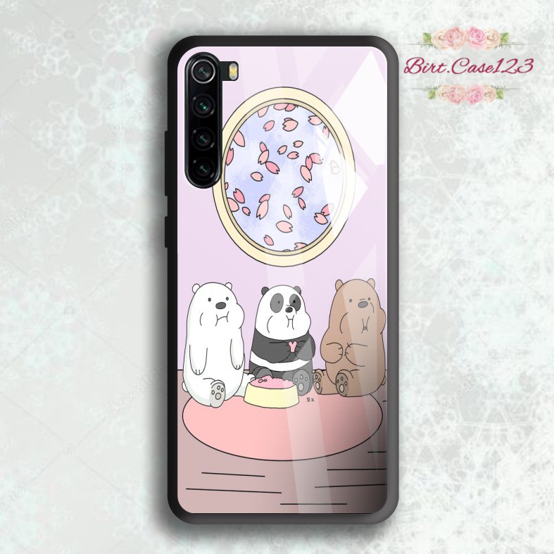 back case glass WE BARE BEARS Vivo Y91 Y17 Y12 Y15 Y93 Y95 Y81 Y83 Y71 Y53 Y20 Y30 Y50 V17 BC5269