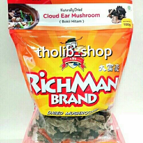

Richman brand bokji hitam - cloud ear mushroom 100gr