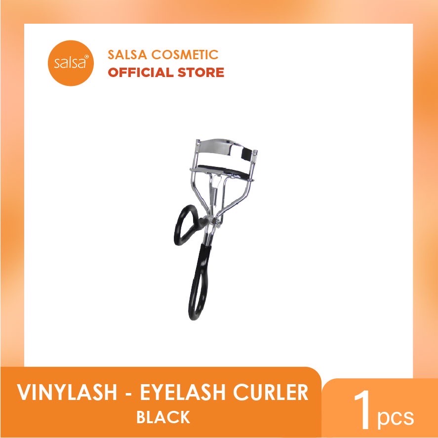 SALSA Vinylash Eyelash Curler Indonesia / Penjepit Pelentik Bulu Mata / Warna Black White Pink Blue / Eye Lash Refill / Cosmetic Beauty Tools Sponge Brush Palette Kuas Spons / Eyeliner Eyebrow Mascara Pensil Alis / Paket Wajah