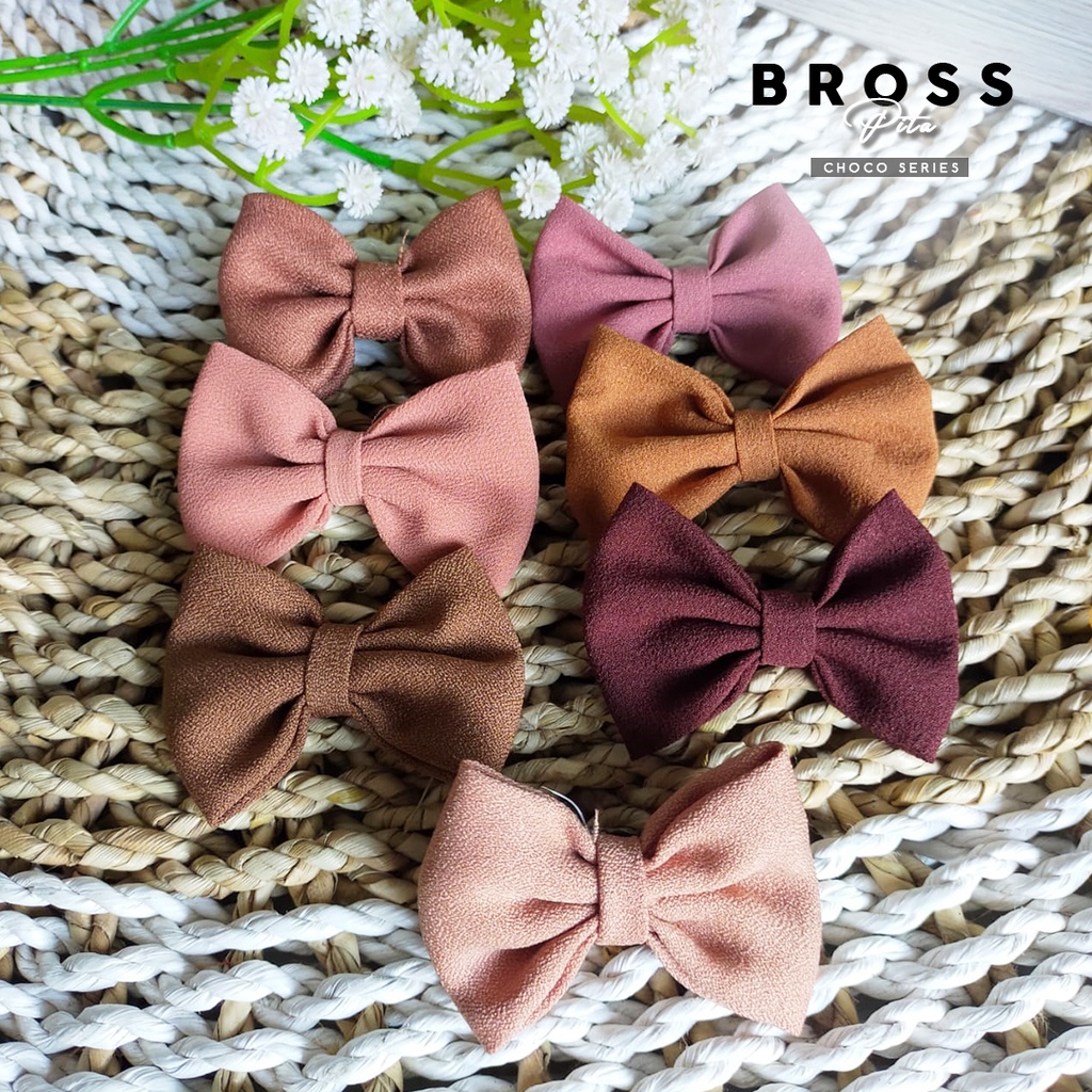 bross hijab, bross hijab model pita peniti hijab /jilbab souvenir bross