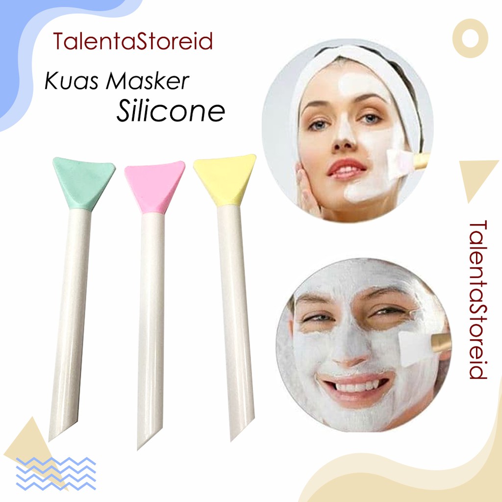 Kuas Masker Wajah Silikon Facial Mask Beauty Tools Kuas Masker Karet