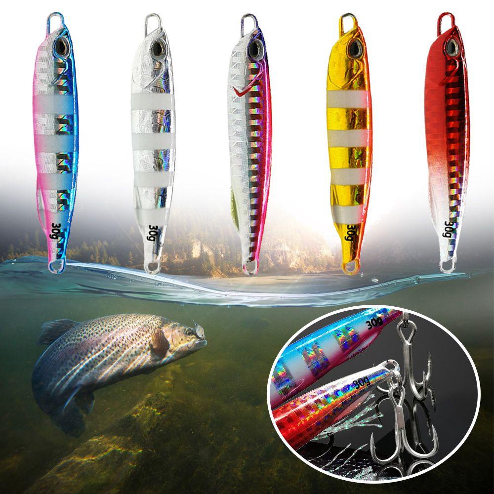 Preva Metal Fishing Lure Kait Ganda Tenggelam Ikan Kecil 60G 90mm Memimpin Casting