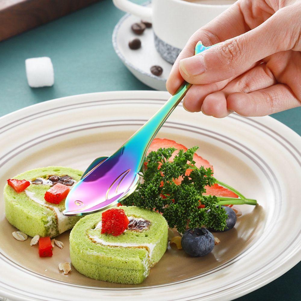 Rebuy Sendok Whale Kreatif Dessert China Es Krim Sendok Kopi Teh Hippocampus Alat Dapur