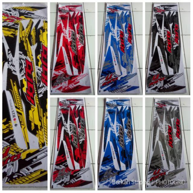 (Bisa COD) Striping Stiker Variasi Thailand Motor Honda Vario 110 Fi FI - Click Transformer