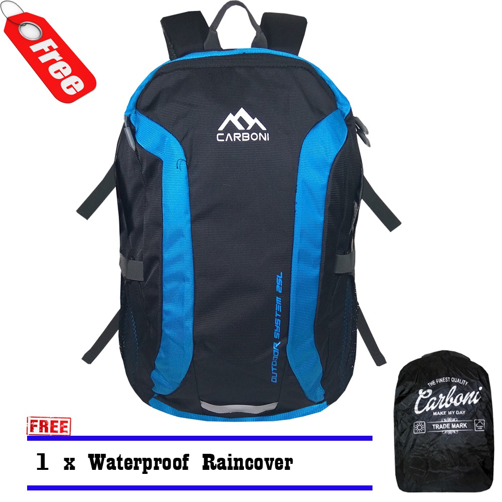 SHOPEE 6.6 SUPER SALE!! Carboni Tas Ransel Outdoor Sporty RA0064 Original - Black